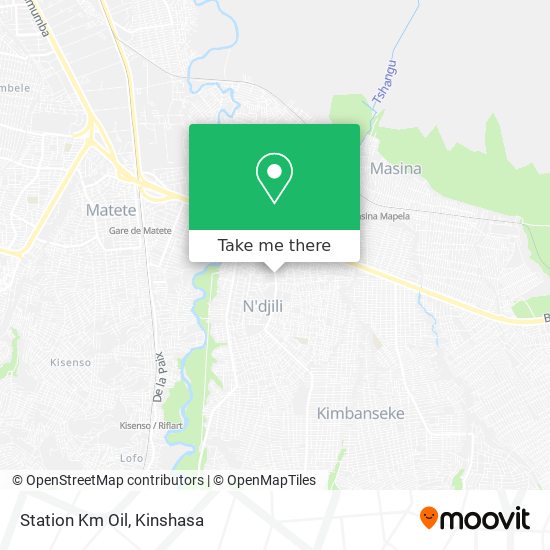 Station Km Oil map
