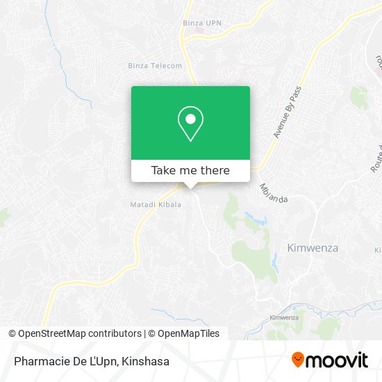 Pharmacie De L'Upn map