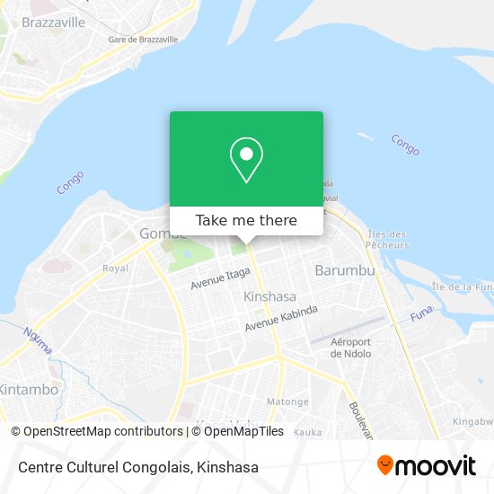 Centre Culturel Congolais map