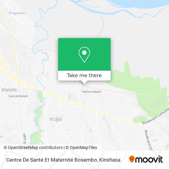 Centre De Santé Et Maternité Bosembo map