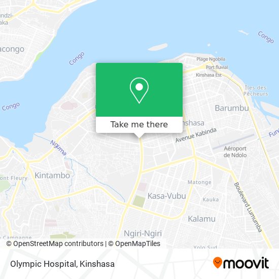 Olympic Hospital map
