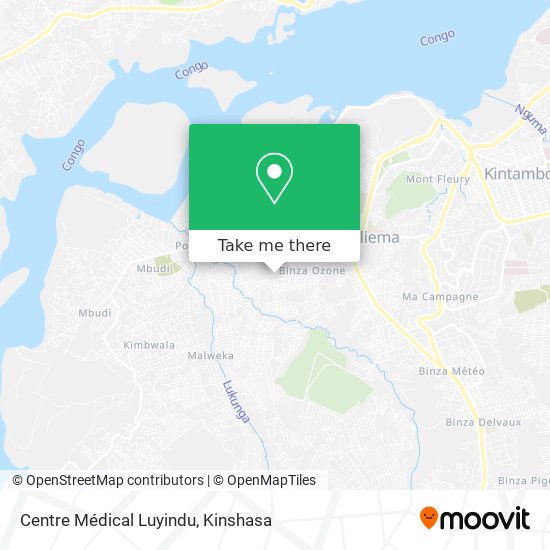 Centre Médical Luyindu map