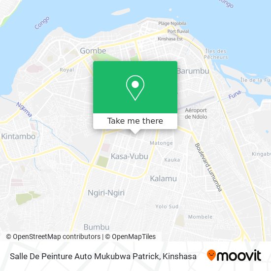 Salle De Peinture Auto Mukubwa Patrick map