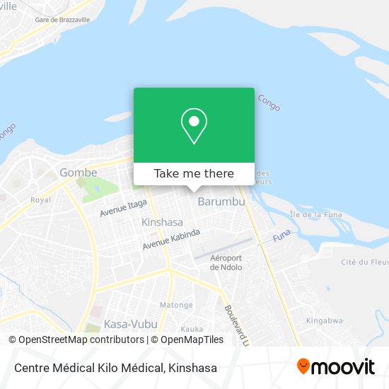 Centre Médical Kilo Médical map
