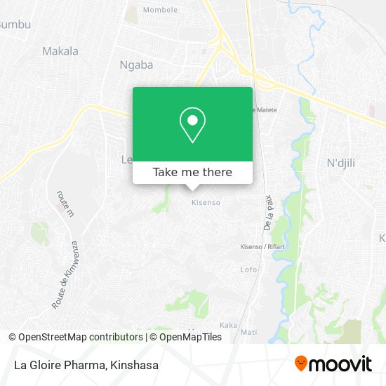 La Gloire Pharma map