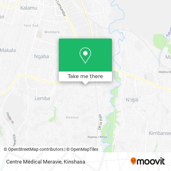 Centre Médical Meravie map