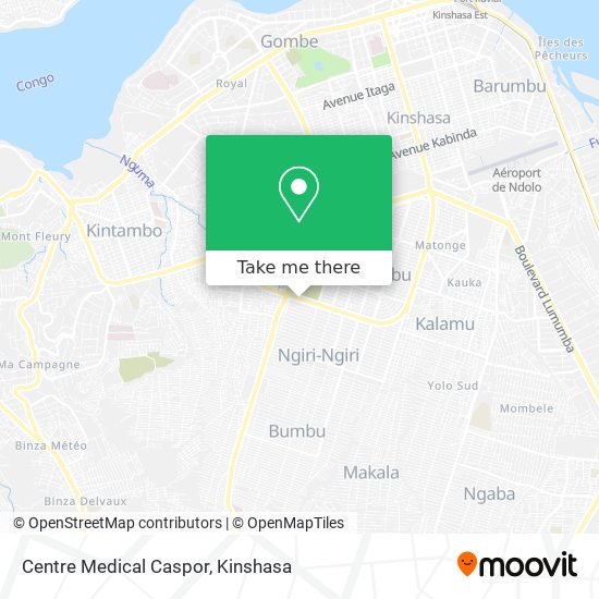 Centre Medical Caspor map