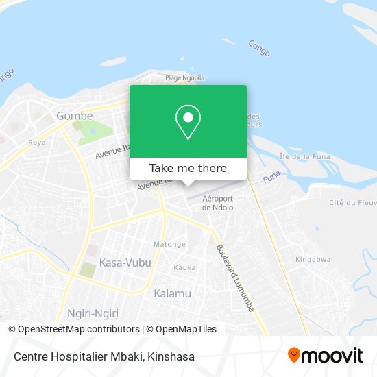 Centre Hospitalier Mbaki map