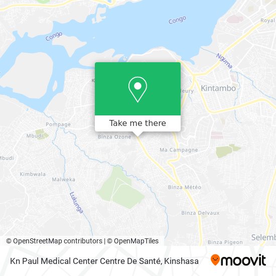 Kn Paul Medical Center Centre De Santé map