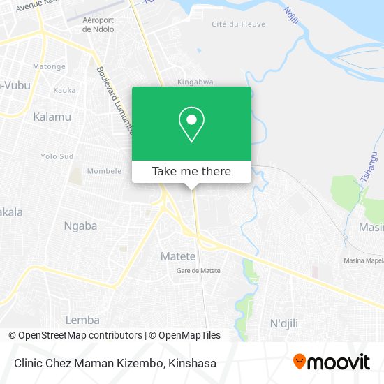 Clinic Chez Maman Kizembo map