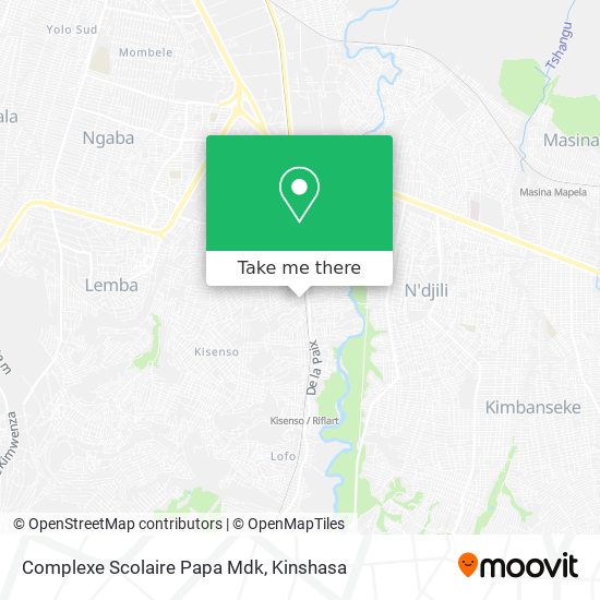 Complexe Scolaire Papa Mdk map