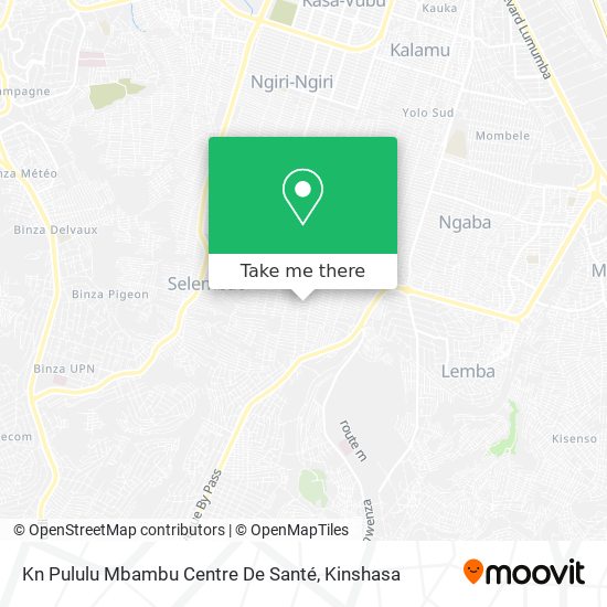 Kn Pululu Mbambu Centre De Santé map