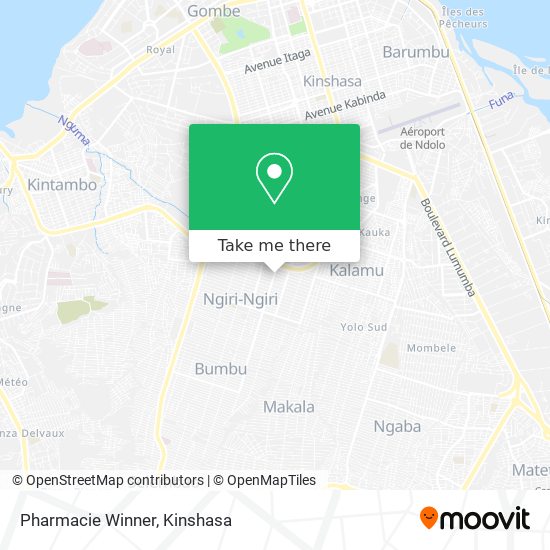 Pharmacie Winner map