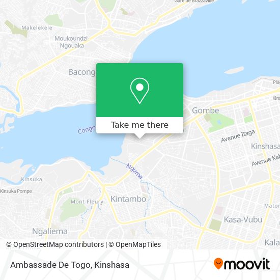 Ambassade De Togo map