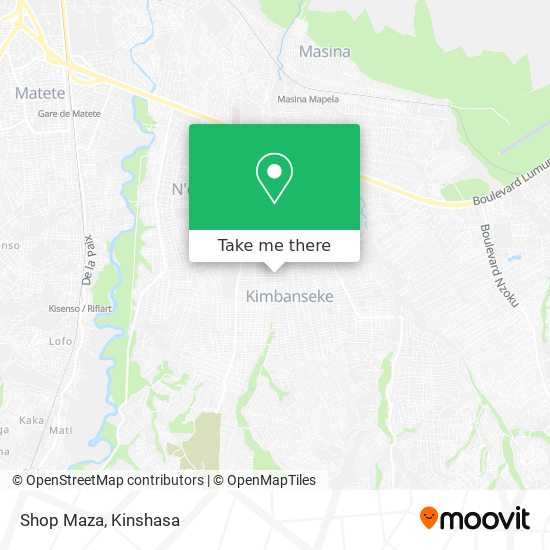 Shop Maza map