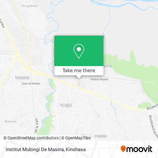 Institut Mulongi De Masina map