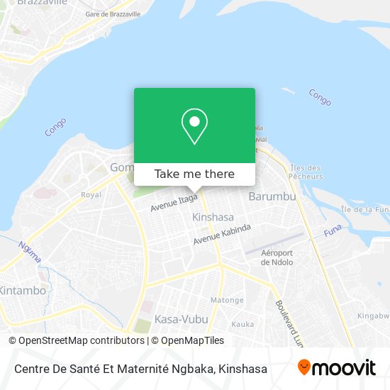Centre De Santé Et Maternité Ngbaka map