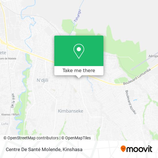 Centre De Santé Molende map