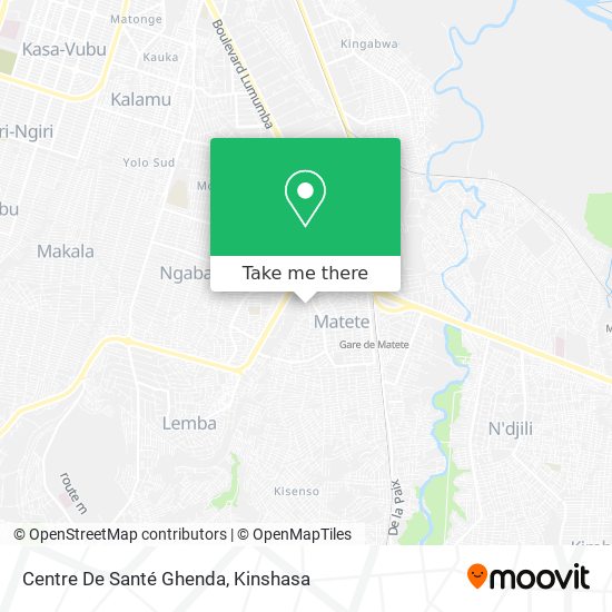 Centre De Santé Ghenda map
