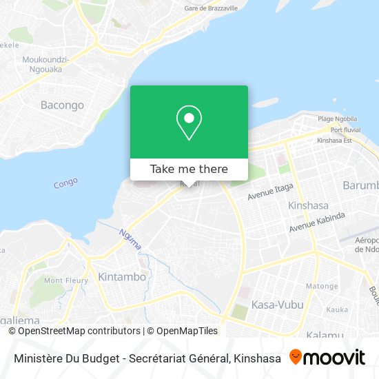 Ministère Du Budget - Secrétariat Général map