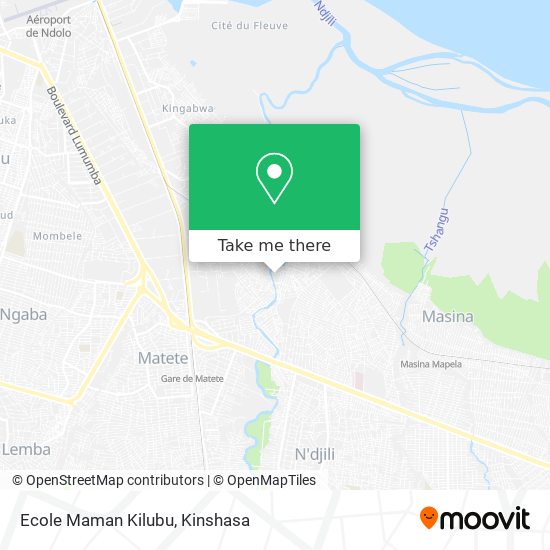 Ecole Maman Kilubu map