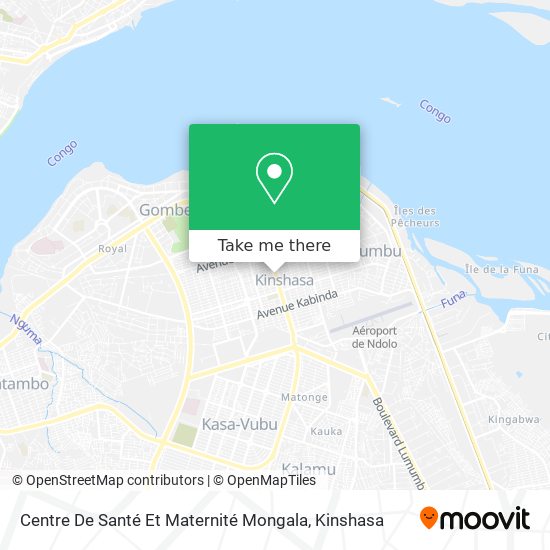 Centre De Santé Et Maternité Mongala map