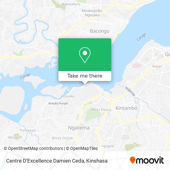 Centre D'Excellence Damien Ceda map