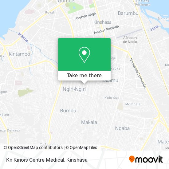 Kn Kinois Centre Médical map