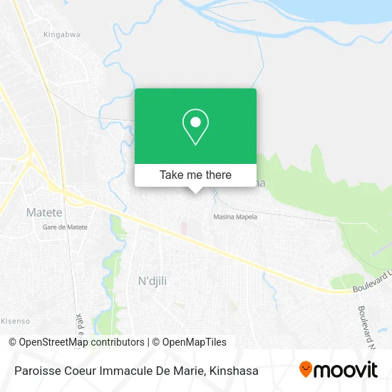 Paroisse Coeur Immacule De Marie map