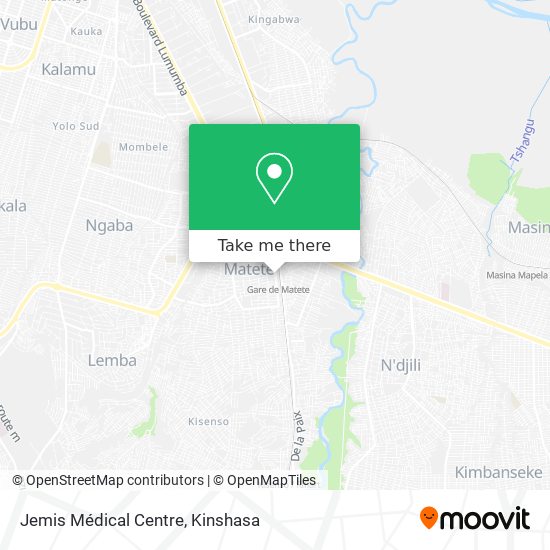 Jemis Médical Centre map