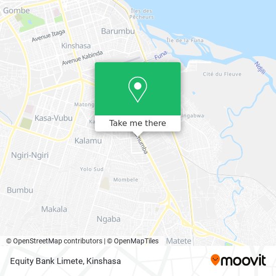 Equity Bank Limete map