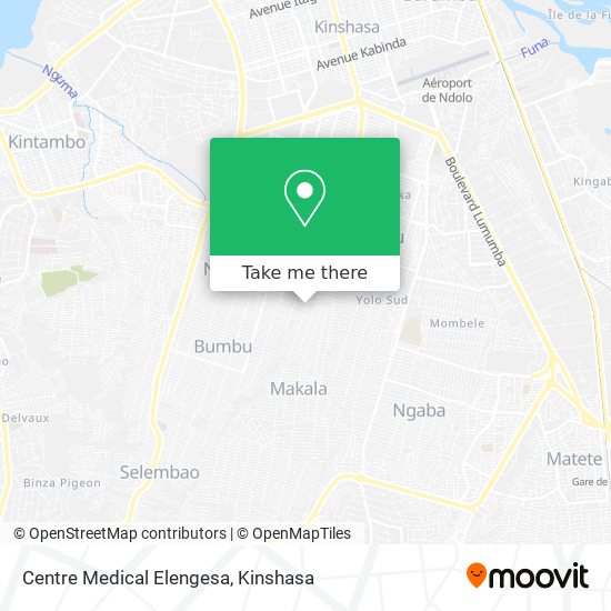 Centre Medical Elengesa map