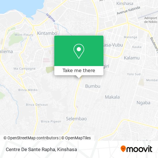Centre De Sante Rapha map