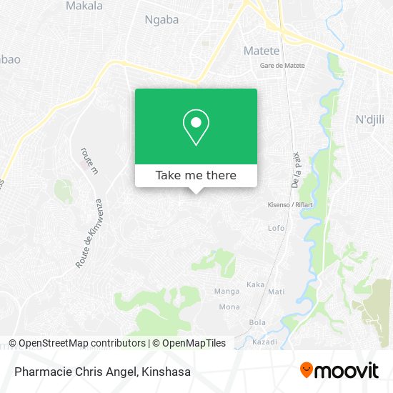 Pharmacie Chris Angel map