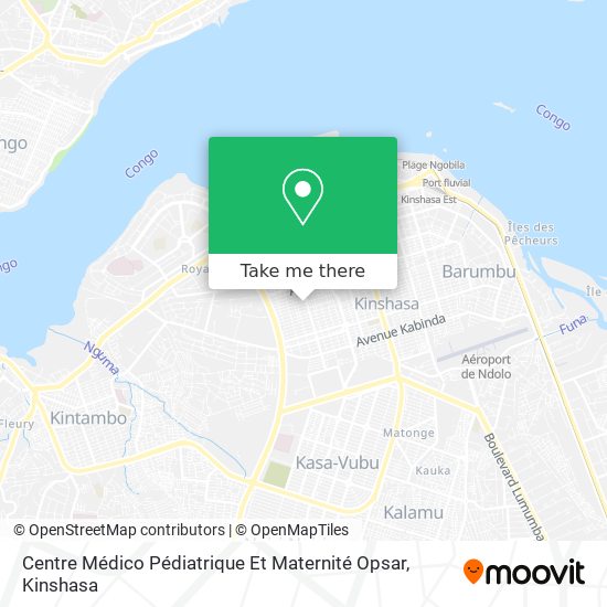 Centre Médico Pédiatrique Et Maternité Opsar map