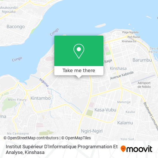 Institut Supérieur D'Informatique Programmation Et Analyse map