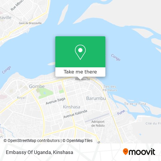 Embassy Of Uganda map
