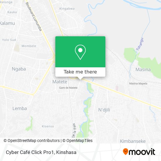 Cyber Café Click Pro1 map