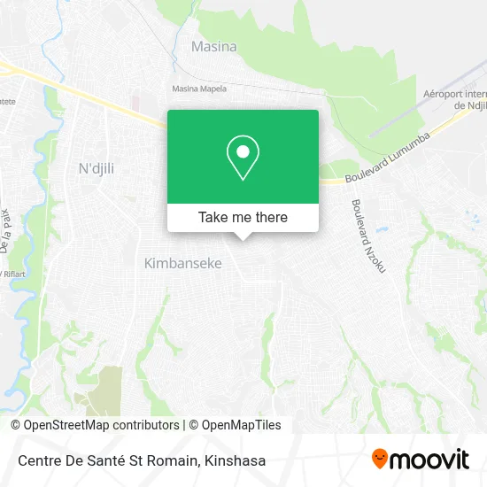 Centre De Santé St Romain map