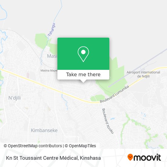 Kn St Toussaint Centre Médical map