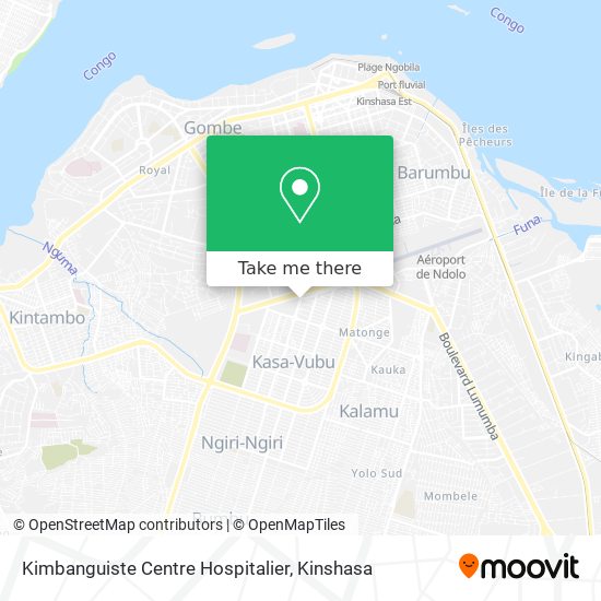 Kimbanguiste Centre Hospitalier map