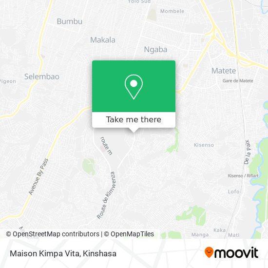 Maison Kimpa Vita map