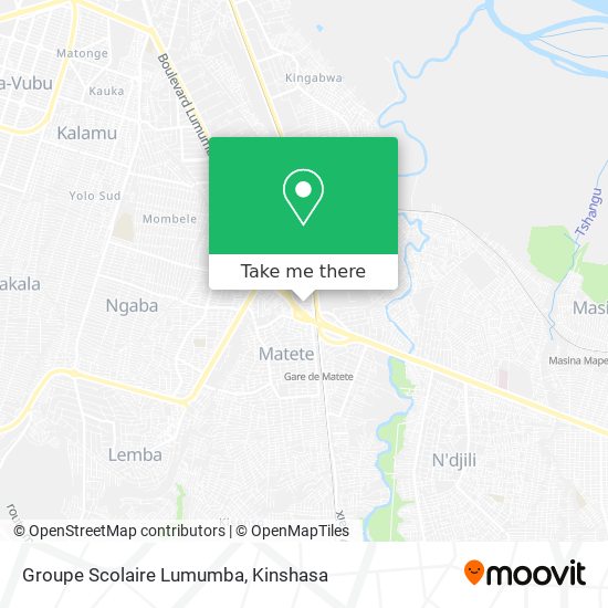 Groupe Scolaire Lumumba map