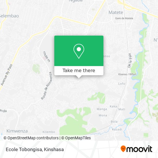 Ecole Tobongisa map