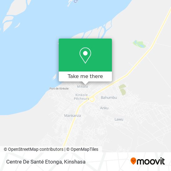 Centre De Santé Etonga map