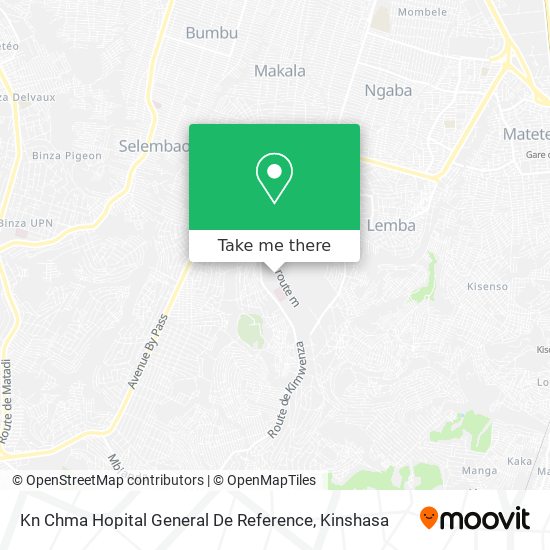 Kn Chma Hopital General De Reference map