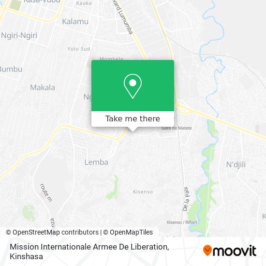 Mission Internationale Armee De Liberation map