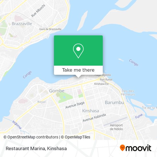 Restaurant Marina map