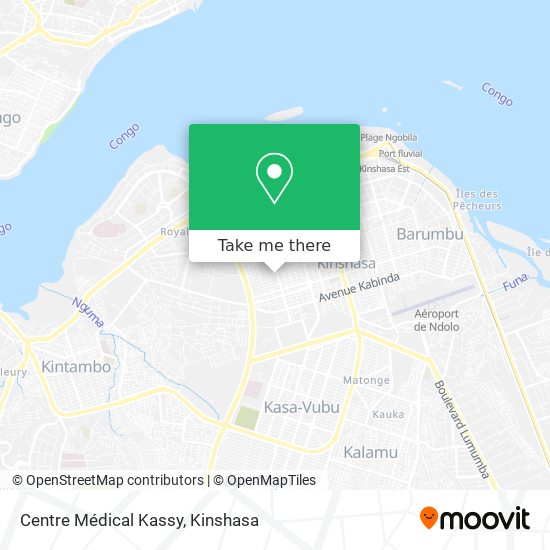 Centre Médical Kassy map