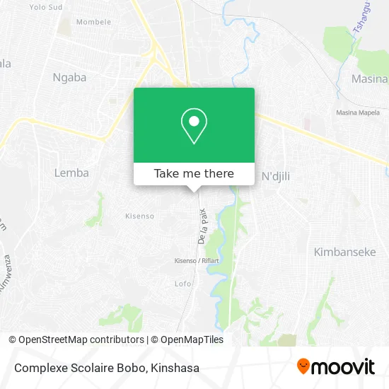 Complexe Scolaire Bobo map